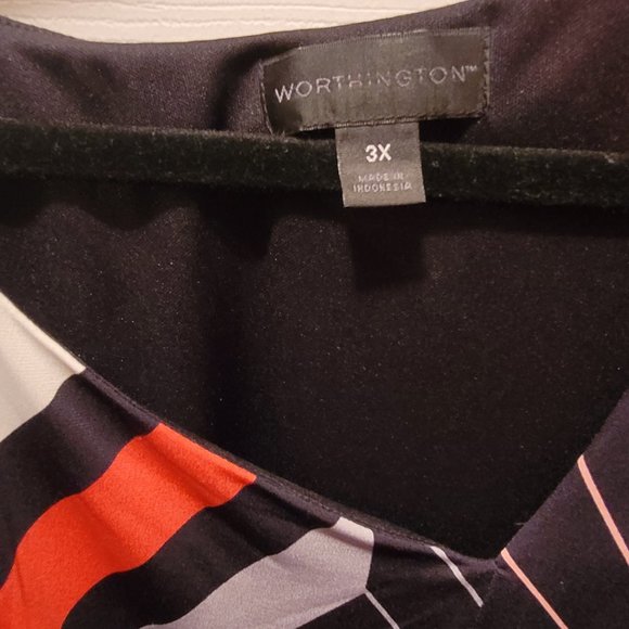 *Plus Sized* Multi-Patterned Sleeveless Dress - Picture 3 of 4